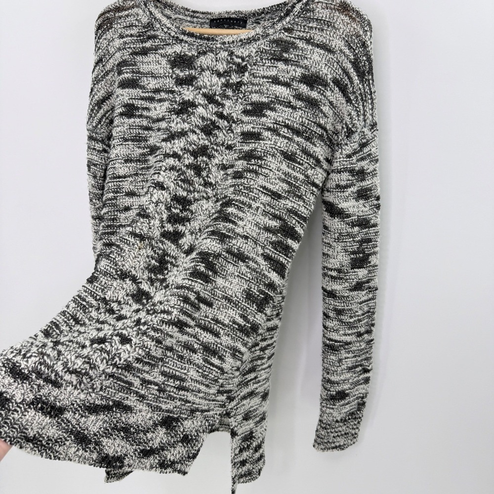 Sanctuary Marled Knit Sweater Crew Neck Long Sleeve‎ Womens Size S - Picture 5 of 9